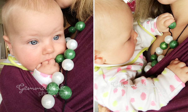 A handy piece of kit to wear when baby is in a wrap!